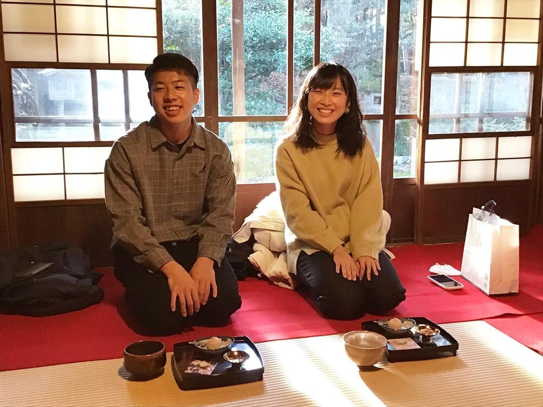 愛知からと東京からのお二人が茶道を体験されました！